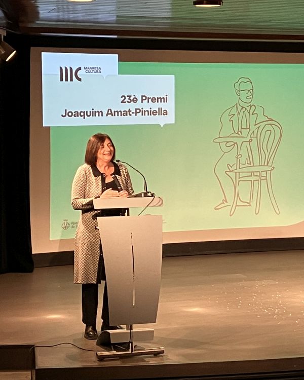 Acte de lliurament del  23è Premi Joaquim Amat-Piniella