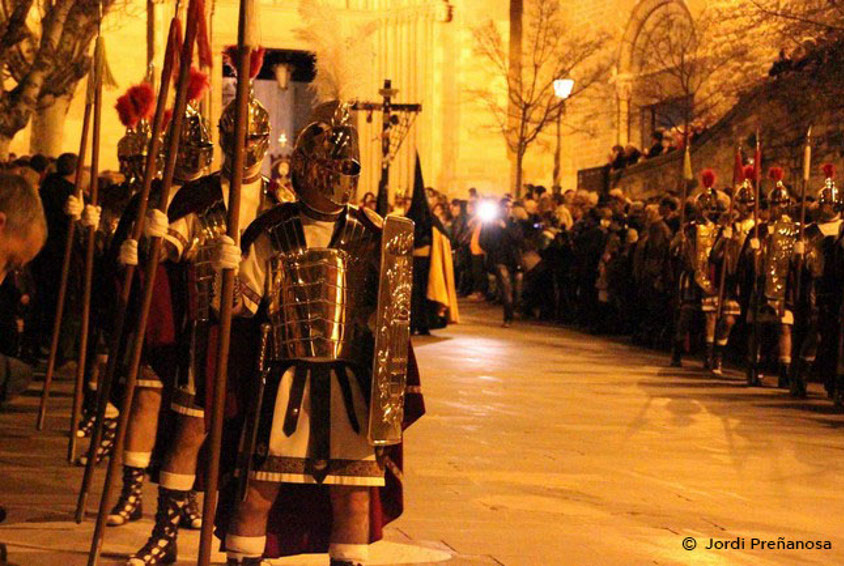 Persones disfressades de romà