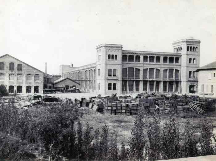 Vista antiga de la Fàbrica Nova