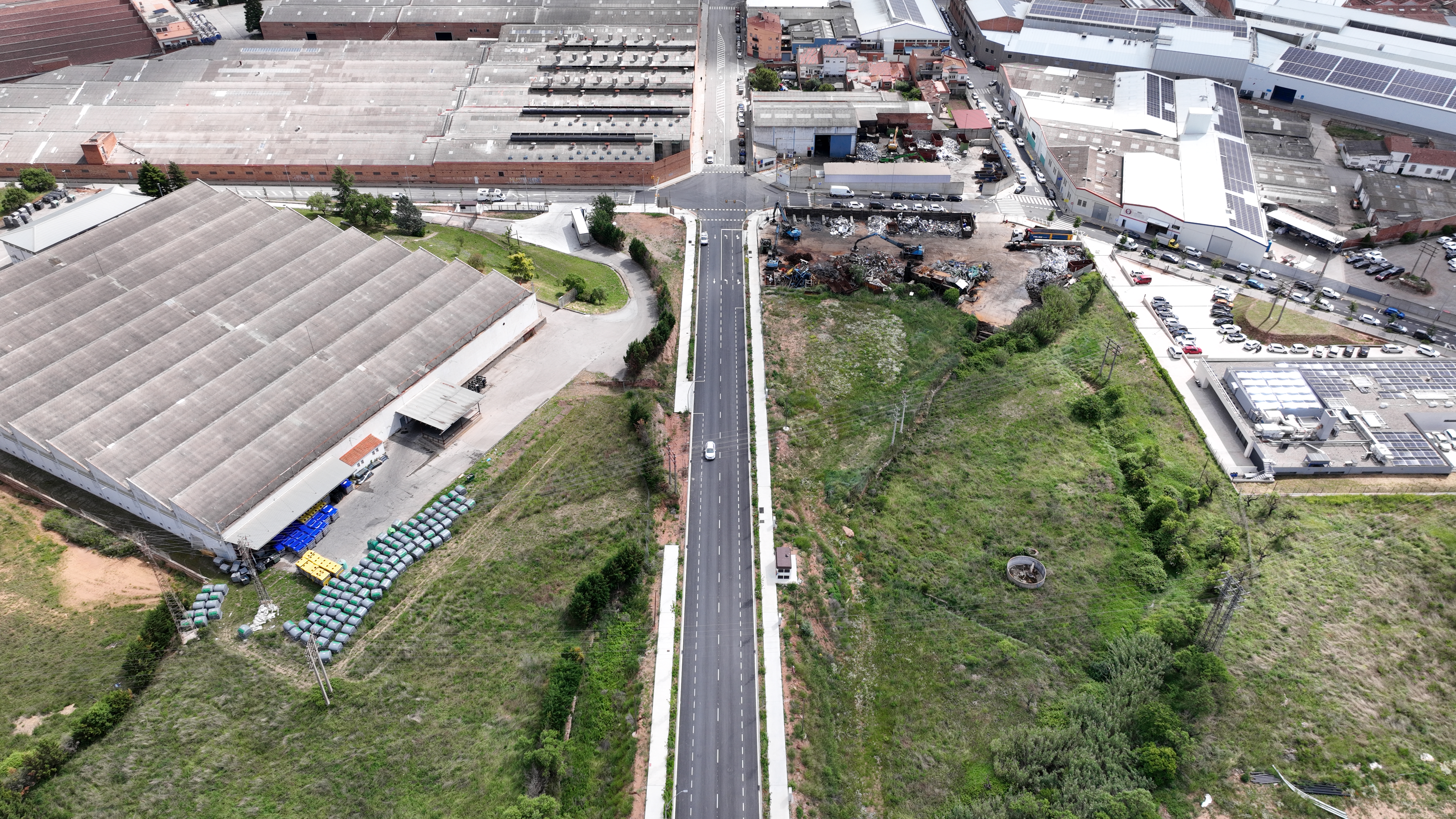 Vista aèria del polígon Pont Nou II