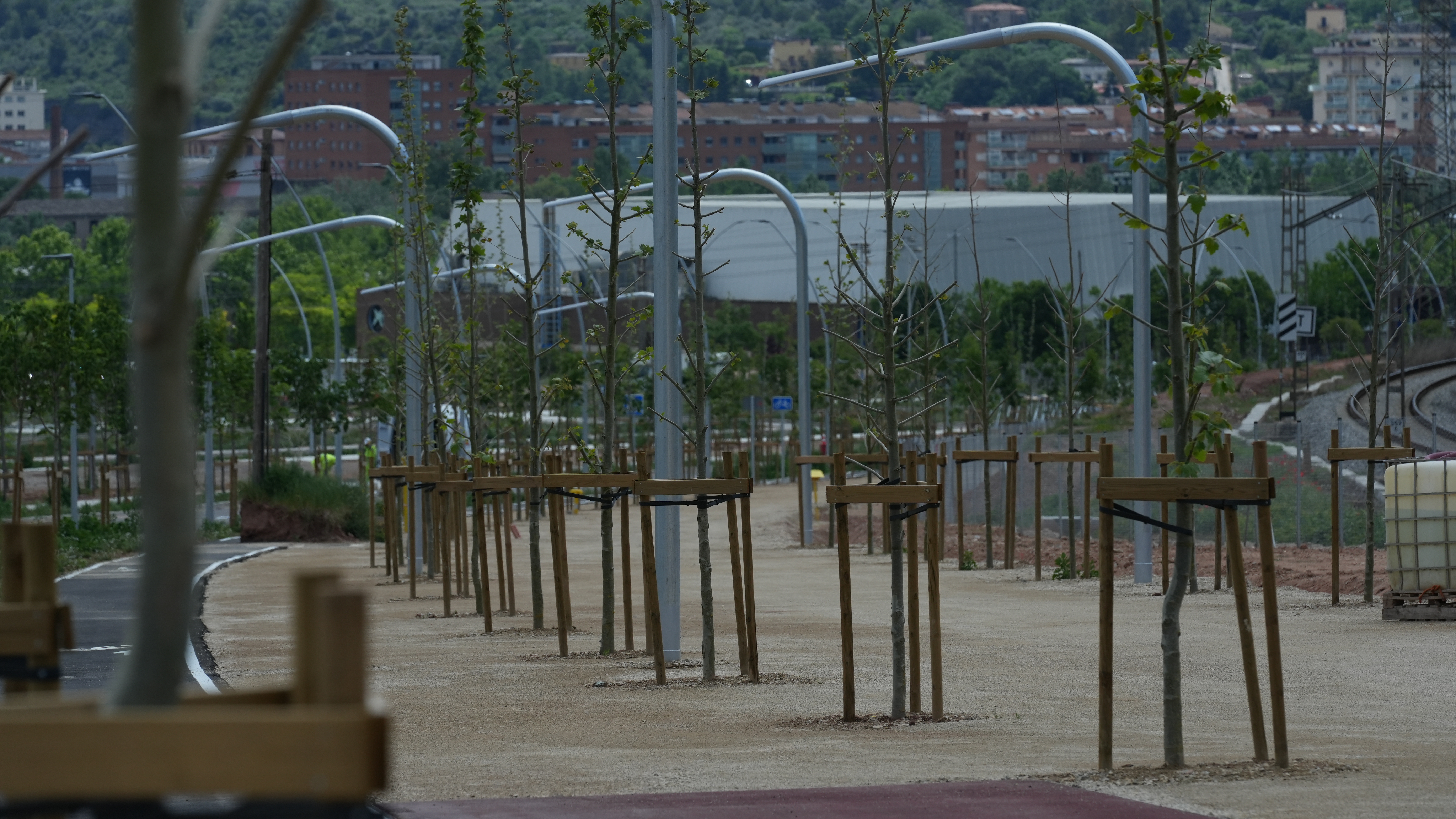 Vista aèria del polígon Pont Nou II