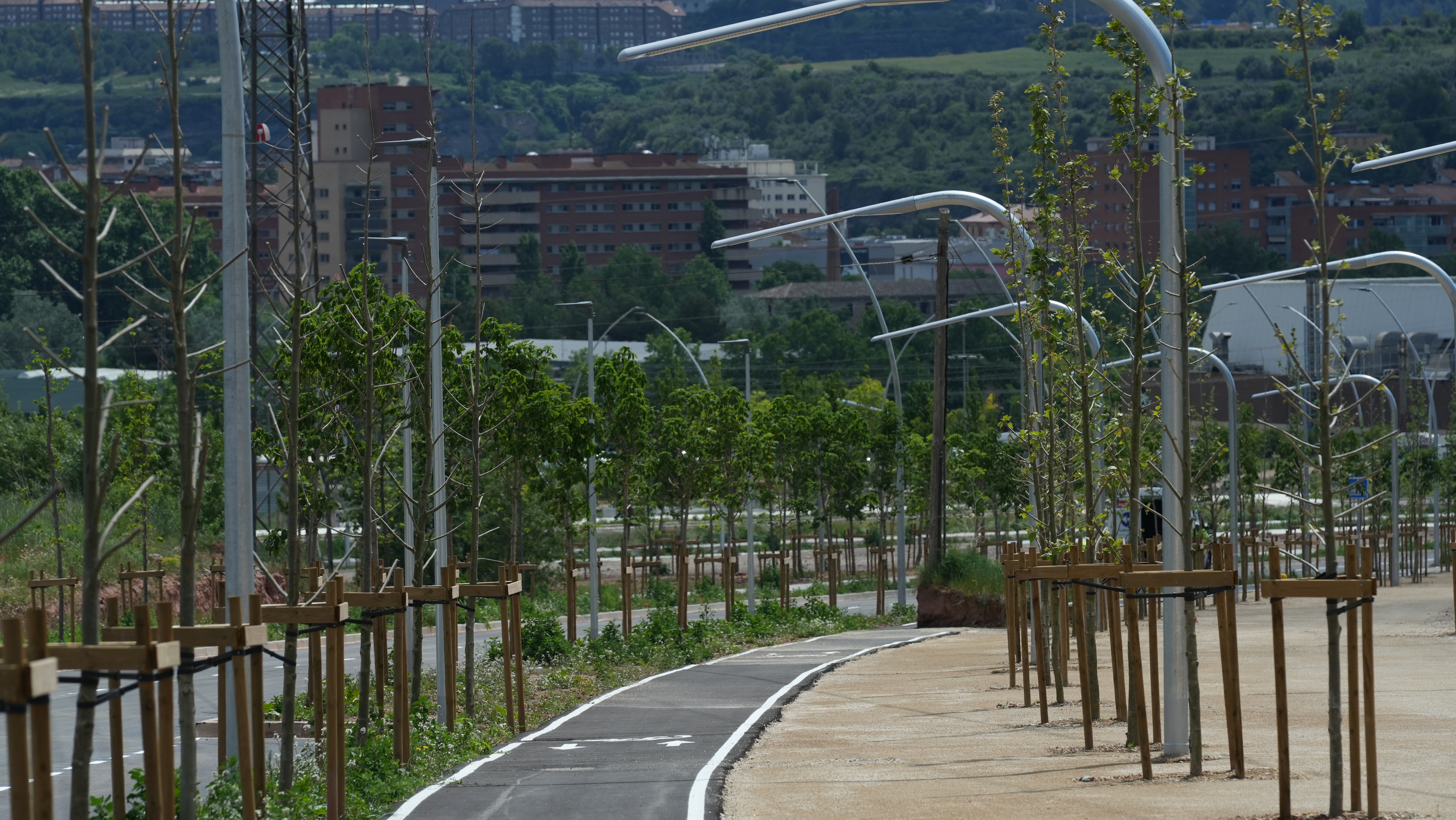Vista aèria del polígon Pont Nou II
