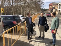 L'Ajuntament inicia la urbanització del tram central del Passeig del Riu, entre la plaça Mil·lenari i el pont de Sant Francesc