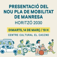 L'Ajuntament de Manresa presentarà aquest dimarts el nou Pla de Mobilitat en un acte obert a la ciutadania