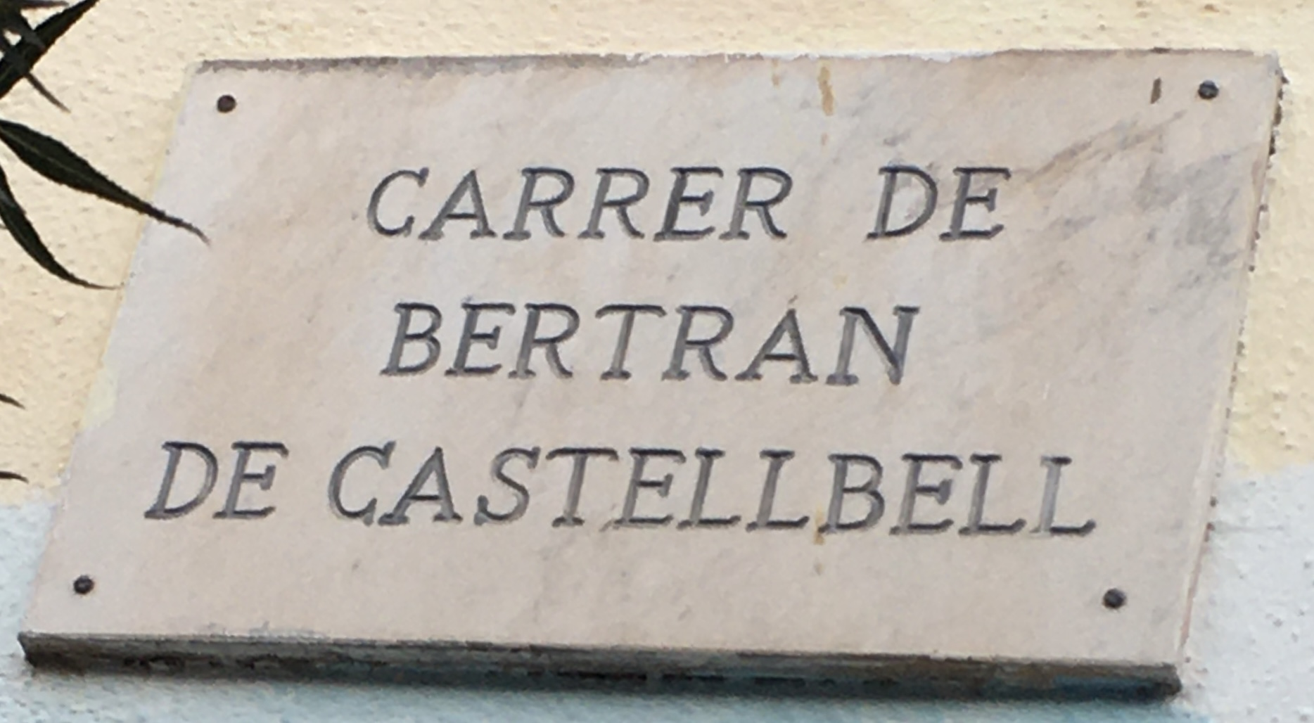 Carrer de Bertran de Castellbell