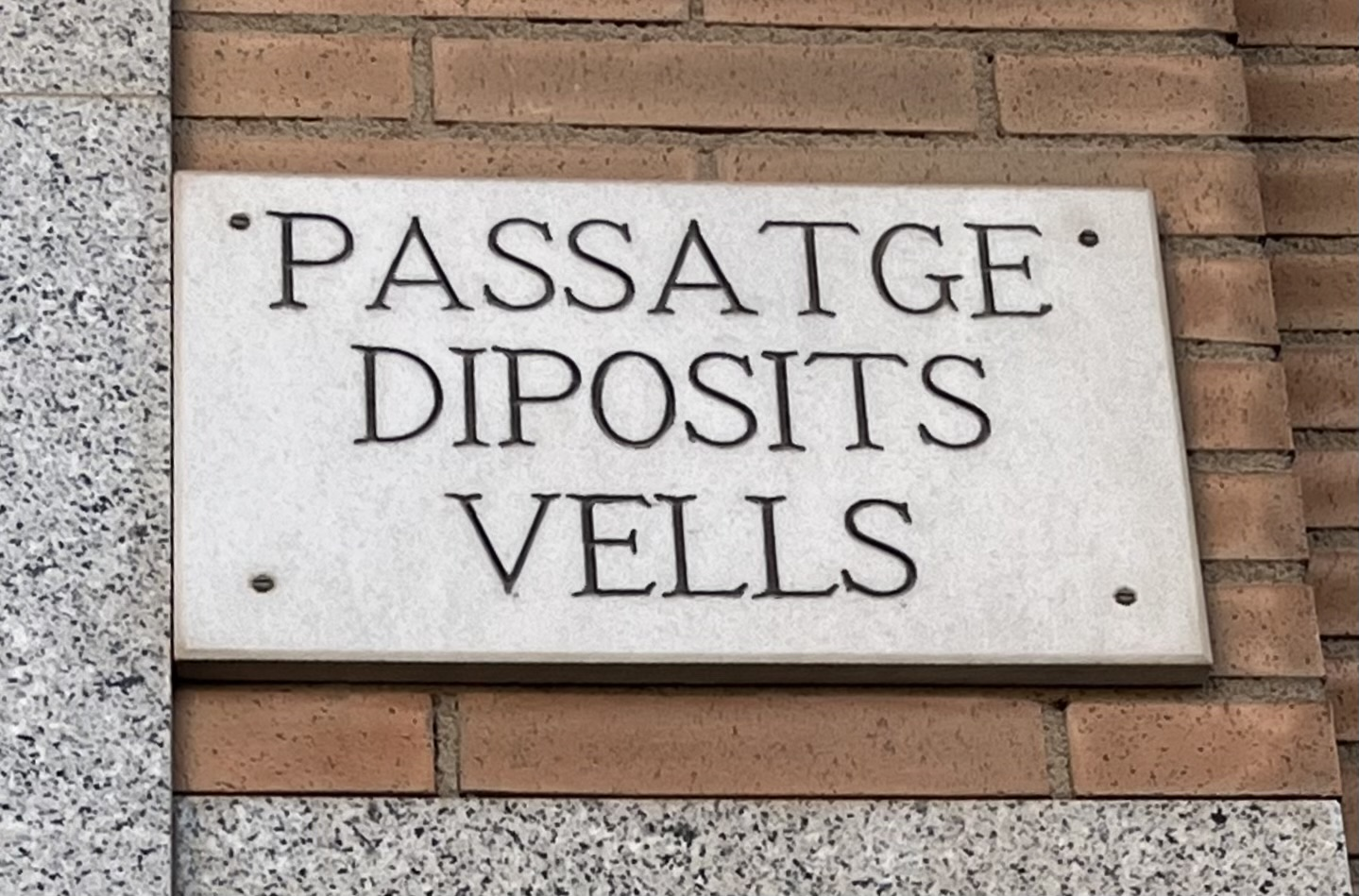 Passatge dels Dipòsits Vells