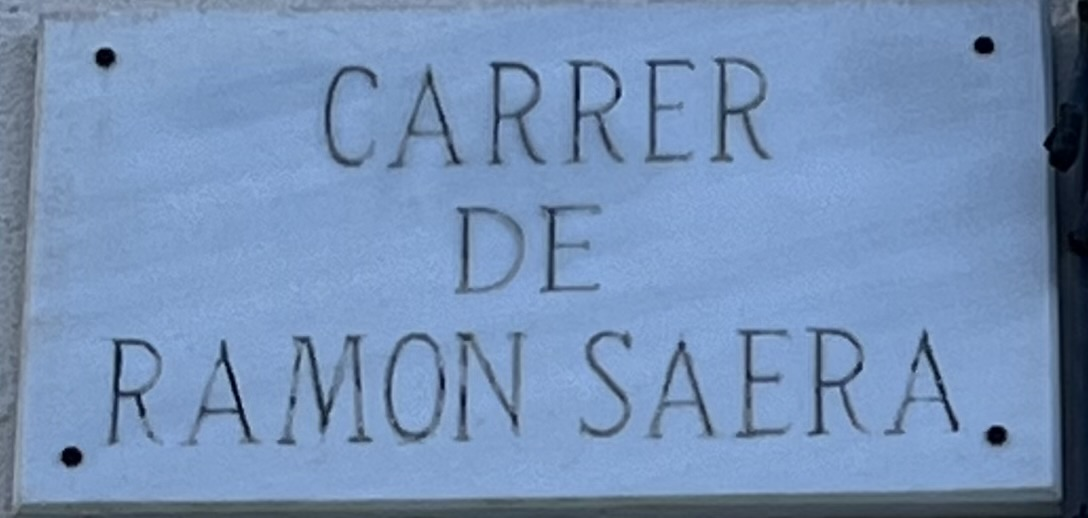 Carrer de Ramon Saera