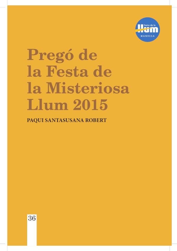 2015 - Sra. Paqui Santasusana i Robert