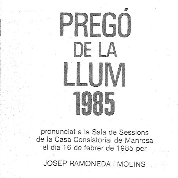 1985 - Sr. Josep Ramoneda i Molins	