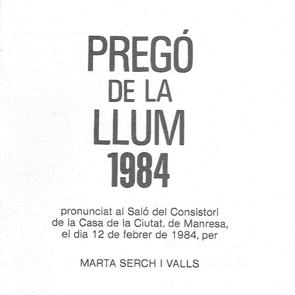 1984 - Sra. Marta Serch i Valls	