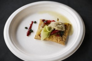 MILFULLS DE MELMELADA DE TOMÀQUET AMB VERDURES DOLCES DE SAMFAINA