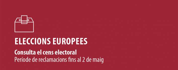 Cens electoral eleccions europees