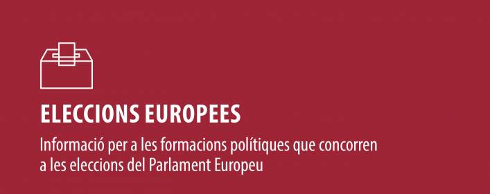 Informacio partits Eleccions Europees