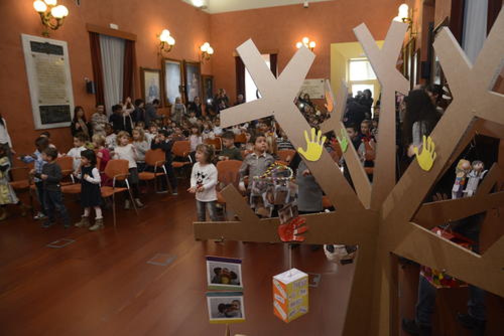L'Ajuntament rep una setantena de nens i nenes per celebrar la Setmana Commemorativa dels Drets dels Infants