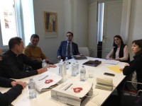 La delegació de l'Ajuntament de Manresa es reuneix amb agents turístics a Roma per presentar el projecte Manresa 2022 i visita la 'catedral' dels jesuïtes 