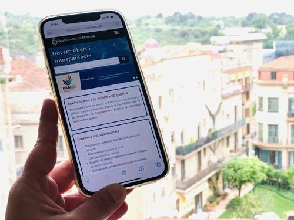 L'Ajuntament de Manresa posa en marxa un nou portal de govern obert i transparència per apropar la informació a la ciutadania