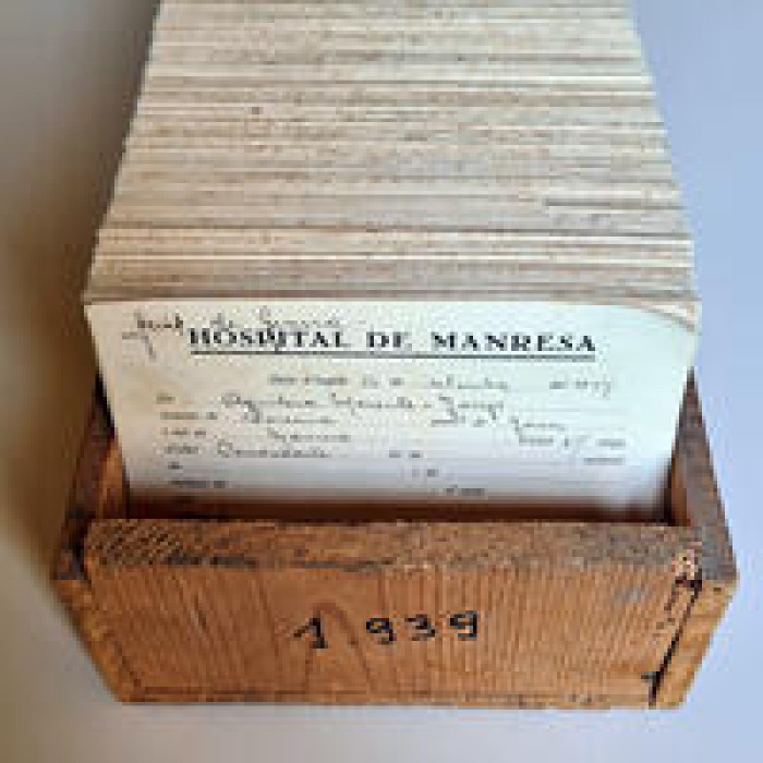 Es presenta un fitxer inèdit sobre refugiats, militars i ferits de guerra atesos a l'Hospital de Sant Andreu durant la Guerra Civil