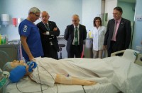 L'alcalde acompanya el conseller de Salut en la presentació institucional del Centre Internacional de Simulació i Alt Rendiment Clínic