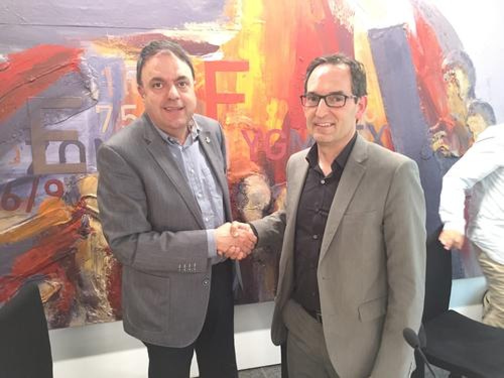 L'alcalde de Manresa pren el relleu de la presidència del consorci de l'Agulla