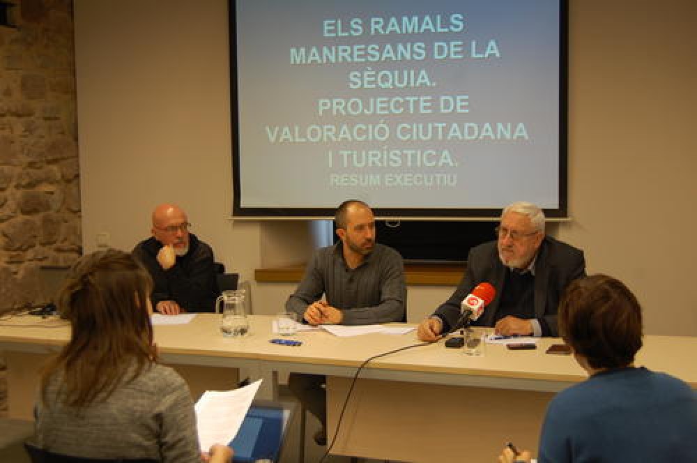 L'Ajuntament rep un estudi d'Aigües de Manresa-Junta de la Sèquia que permetrà millorar l'estat i la senyalització de camins a l'entorn dels ramals de la Sèquia