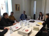La delegació de l'Ajuntament de Manresa es reuneix amb agents turístics a Roma per presentar el projecte Manresa 2022 i visita la 'catedral' dels jesuïtes 