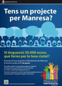 Últims dies per presentar propostes als pressupostos participatius del 2018