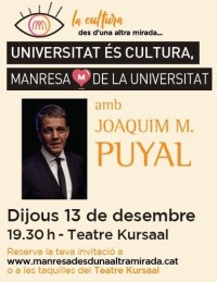 Joaquim M. Puyal porta aquest dijous a l'escenari del Kursaal un espectacle comunicatiu únic i sorprenent