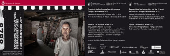 Exposicions i  xerrades de viatges, aquesta setmana als centres cívics coincidint amb el lliurament dels premis Viatgers manresans