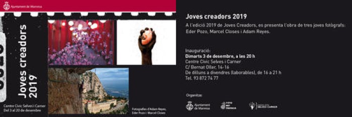 El Selves i Carner i el Casal de les Escodines acullen a partir de demà les mostres  fotogràfiques Joves Creadors 2019 i Diversitat