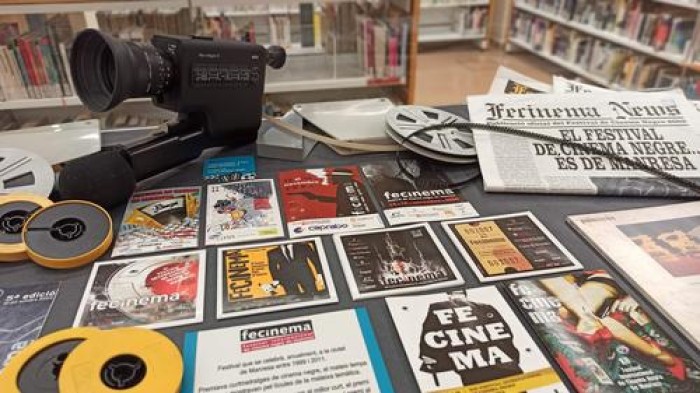 La Biblioteca del Casino estrena l'exposició «Manresa, ciutat de cinema»
