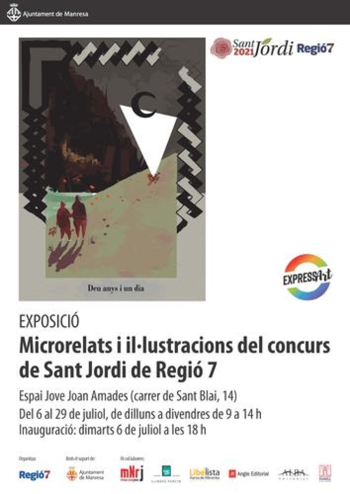L'Espai Jove Joan Amades estrena demà l'exposició de relats i il·lustracions del concurs de Sant Jordi de Regió7