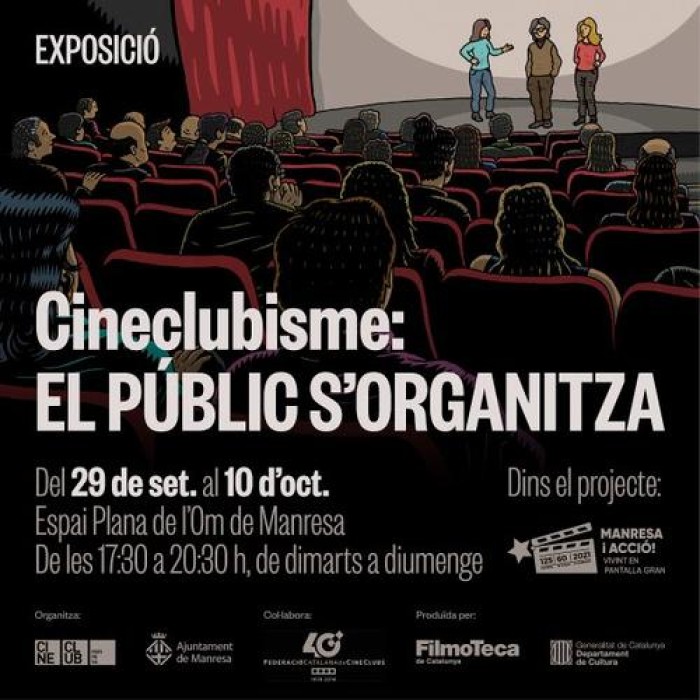 Manresa homenatja la tasca cultural dels cineclubs amb l'estrena de l'exposició Cineclubisme: El públic s'organitza 