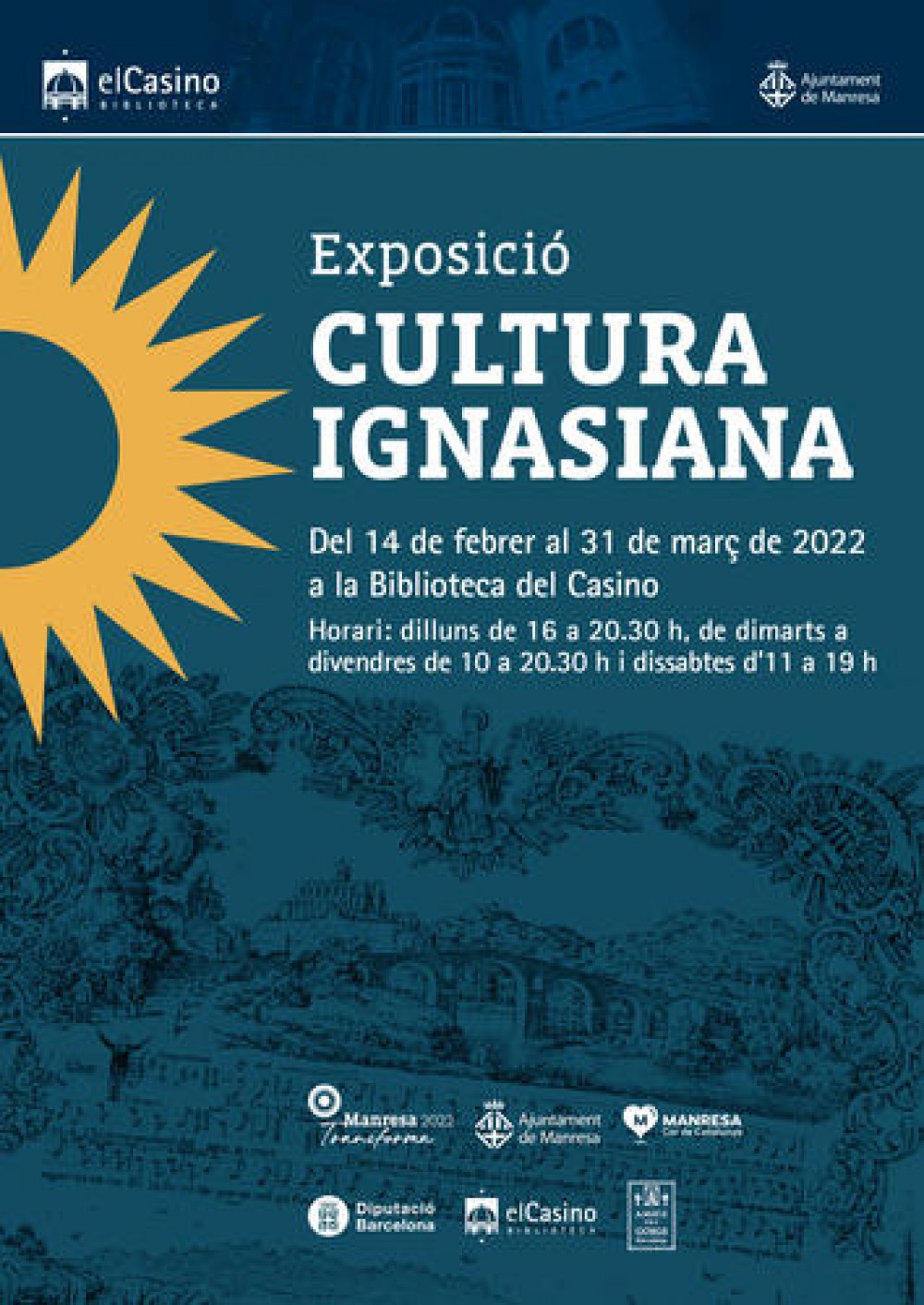 Dilluns s'estrena l'exposició Cultura Ignasiana a la Biblioteca del Casino 