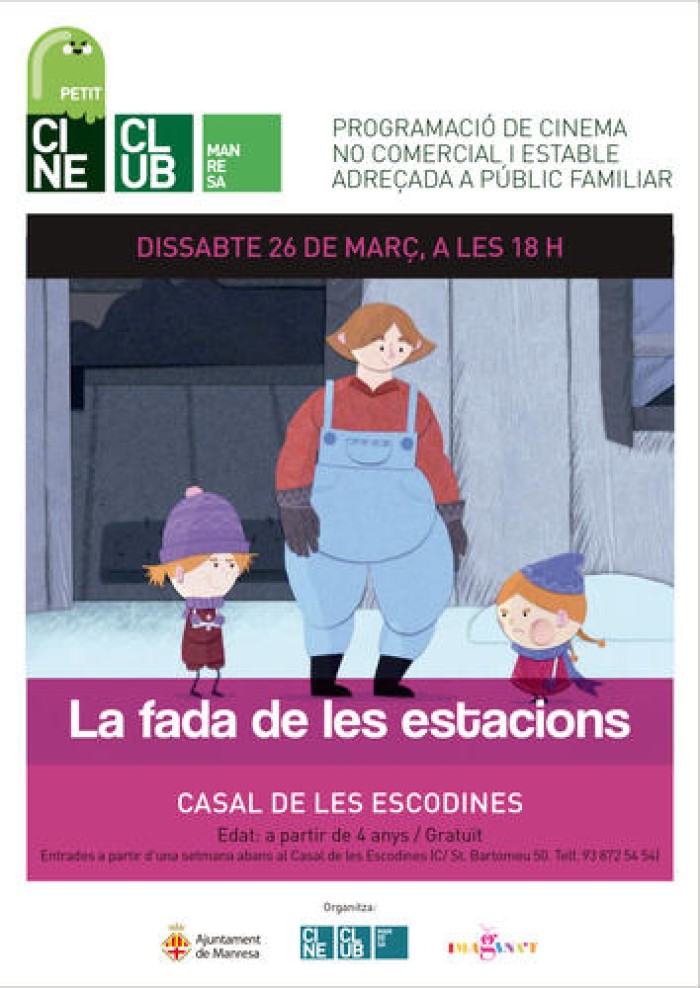 Petit Cine Club ofereix tres noves propostes cinematogràfiques pels mesos de març, abril i maig 