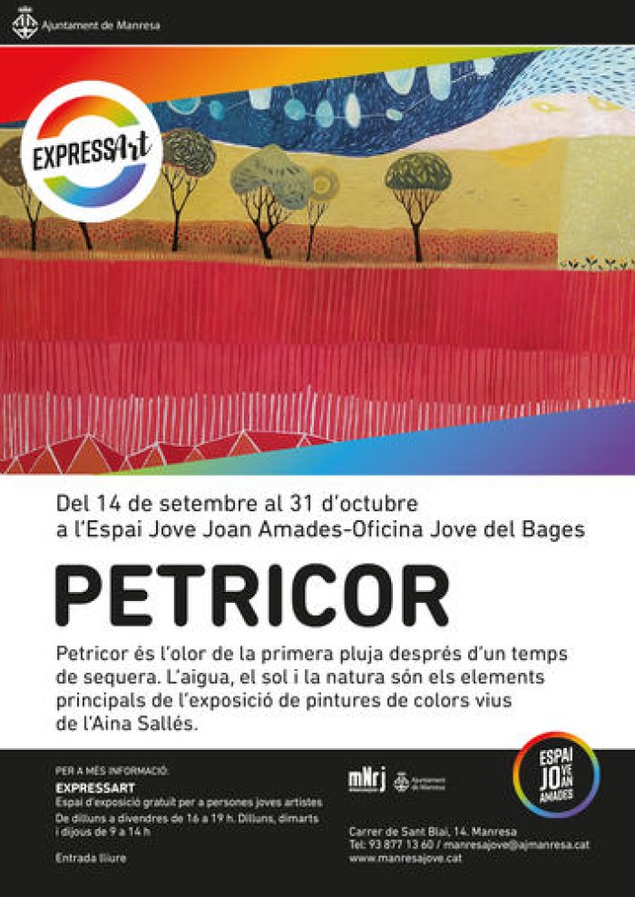 L'Espai Jove Joan Amades acull  'Petricor', una exposició d'Aina Sallés Perramon