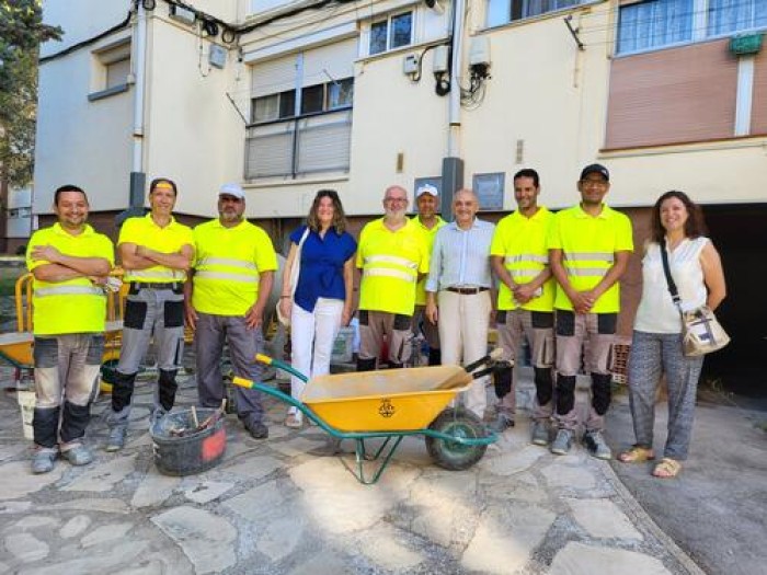 La brigada de barri culmina la seva estada al Xup amb 105 actuacions de millora a l'espai públic