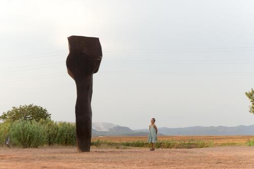 L'artista visual manresà Marc Sellarès presenta la seva nova exposició 'Un foc creixent' a l'Espai 7 del Casino 
