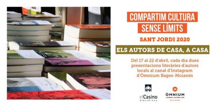 Manresa presenta diverses iniciatives literàries en línia per Sant Jordi