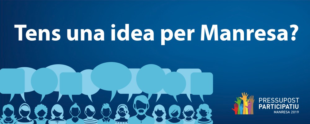 Avui arrenca el període per presentar projectes per al Pressupost Participatiu 2019 