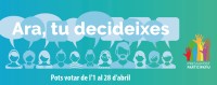 Des d'avui fins al 28 d'abril es pot votar entre les 29 propostes ciutadanes del Pressupost Participatiu de Manresa 2019