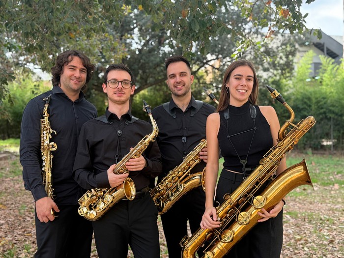 El Cicle ¾ de música torna aquest diumenge a l'Espai de la Plana  de l'Om amb un concert de saxòfons a càrrec d'Acant Quartet