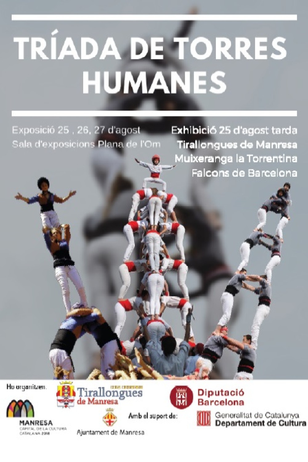 La colla castellera Tirallongues de Manresa celebra el 25è aniversari amb exposicions i diversos actes durant la Festa Major