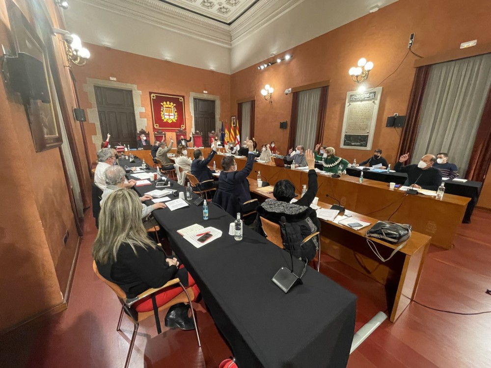 Crònica del ple ordinari de l'Ajuntament de Manresa del mes de desembre de 2021