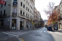 El carrer Àngel Guimerà serà d'ús preferent per a vianants durant els propers dos caps de setmana