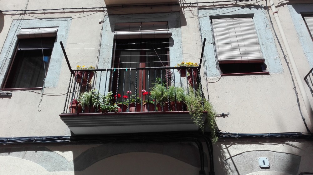 57 participants al primer concurs de guarniment floral de balcons al Centre Històric, que tindrà lloc demà