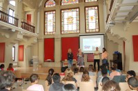 L'Institut Lluís de Peguera ha acollit el joc lúdic Passaparaula sobre la cultura europea