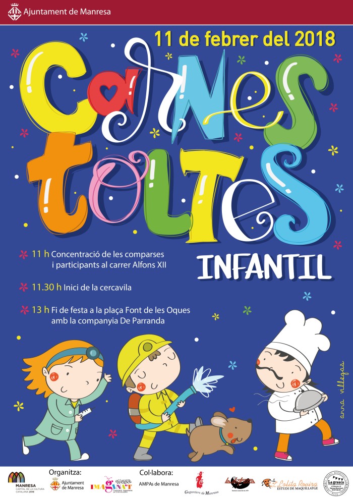 El Carnestoltes Infantil de Manresa renova el seu èxit de participació amb més de 2.500 inscrits  