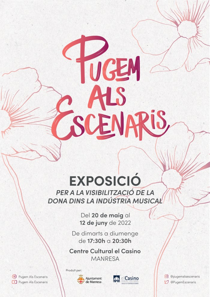 Demà s'estrena Pugem als escenaris, una exposició per visibilitzar la dona dins la indústria musical