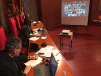 CRÒNICA DEL PLE MUNICIPAL: L'Ajuntament de Manresa celebra el primer ple telemàtic de la historia, centrat en les actuacions per frenar la propagació del coronavirus   