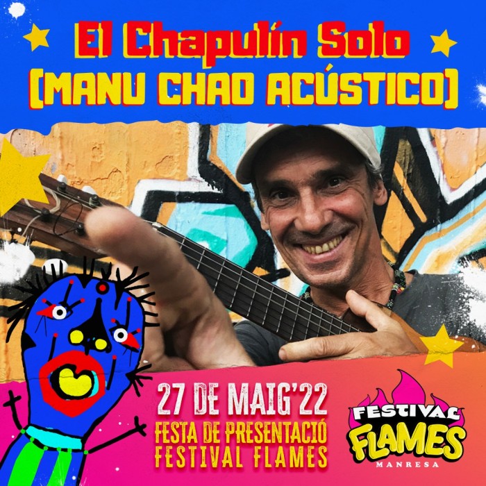 Manu Chao presenta 'El Chapulín Solo' com a tret de sortida del Festival Flames de Manresa